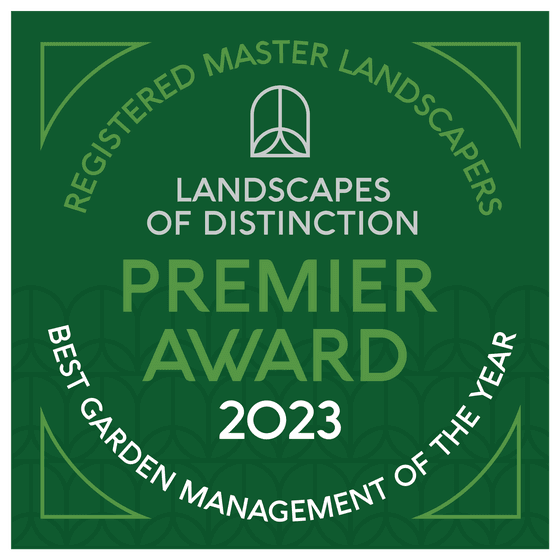 Registered Master Landscapers Landscapes of Distinction Premier Award 2023, Best Garden Management of the Year