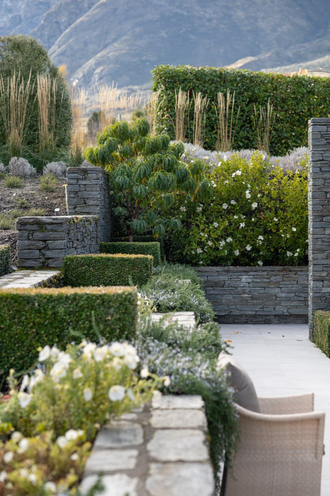 Clipped garden